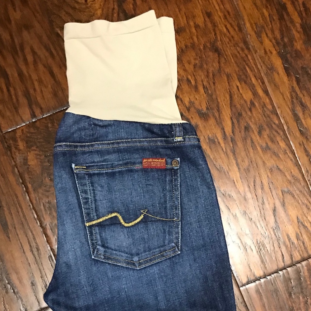 7 for all mankind maternity jeans